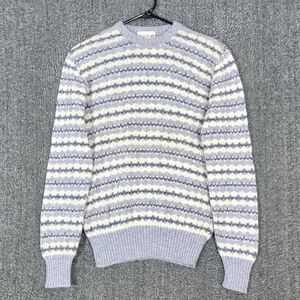 Vintage Murray Brothers Sweater Womens S Lavender Hawick Scotland Pure New Wool